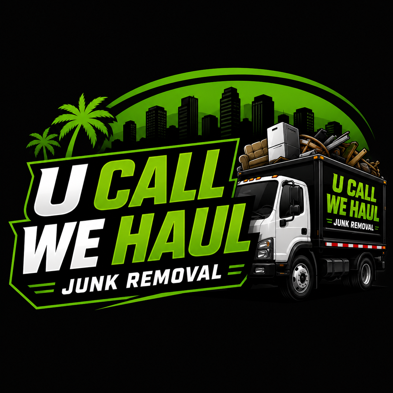 U Call We Haul South Florida junk removal logo