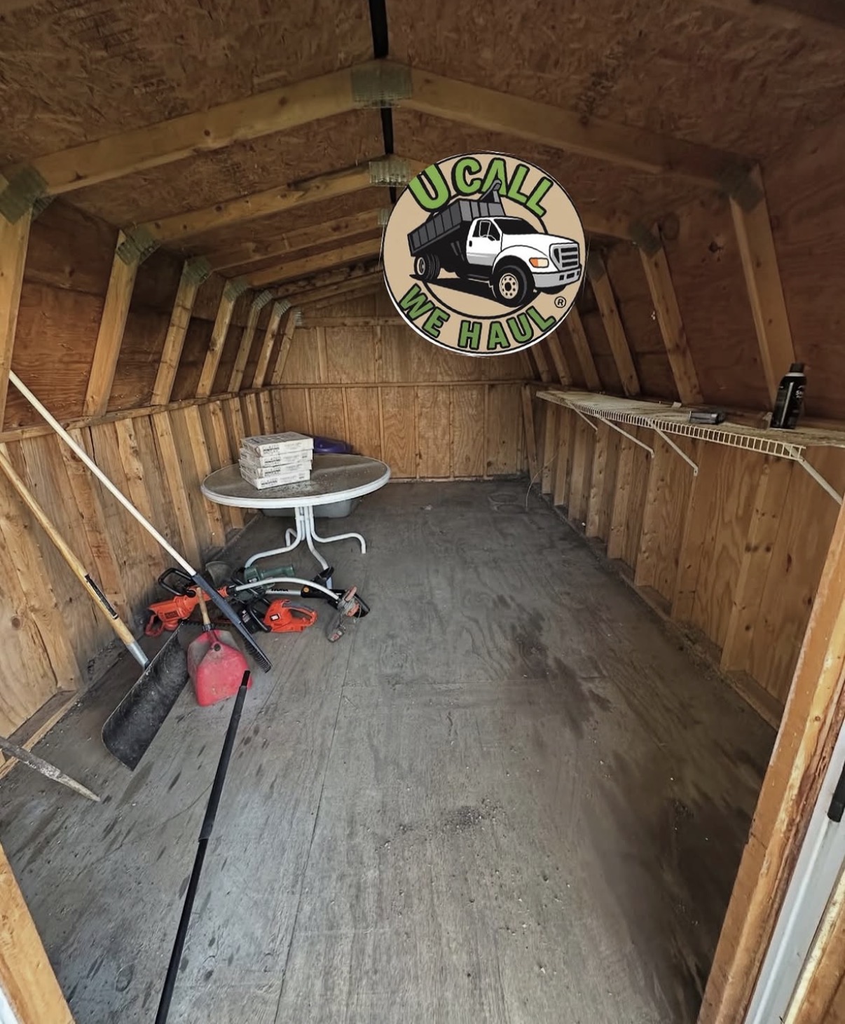 Shed Cleanout after