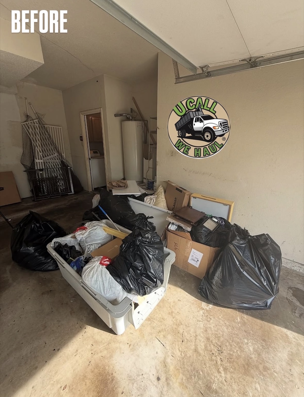 Garage Cleanout before