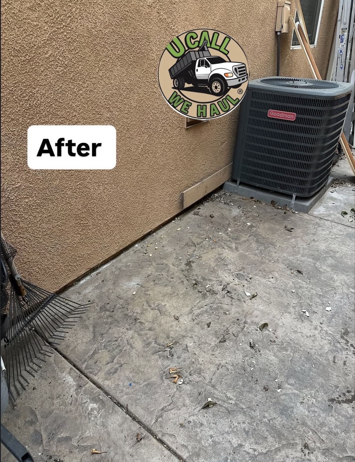 Side Yard Cleanup after