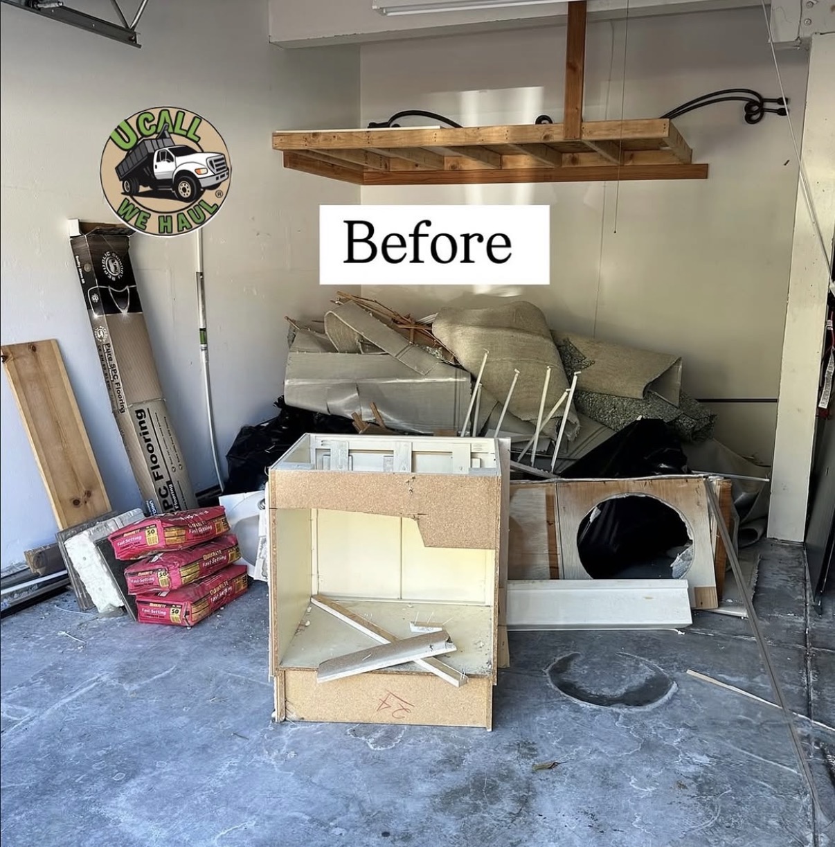 Garage Debris Haul before
