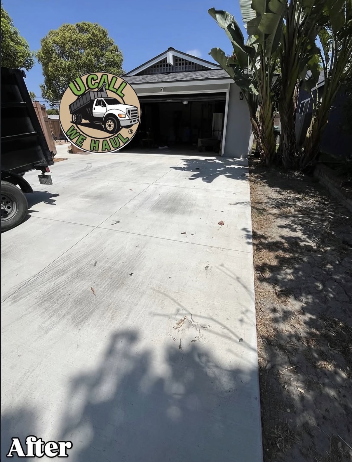 Driveway & Yard Cleanout after